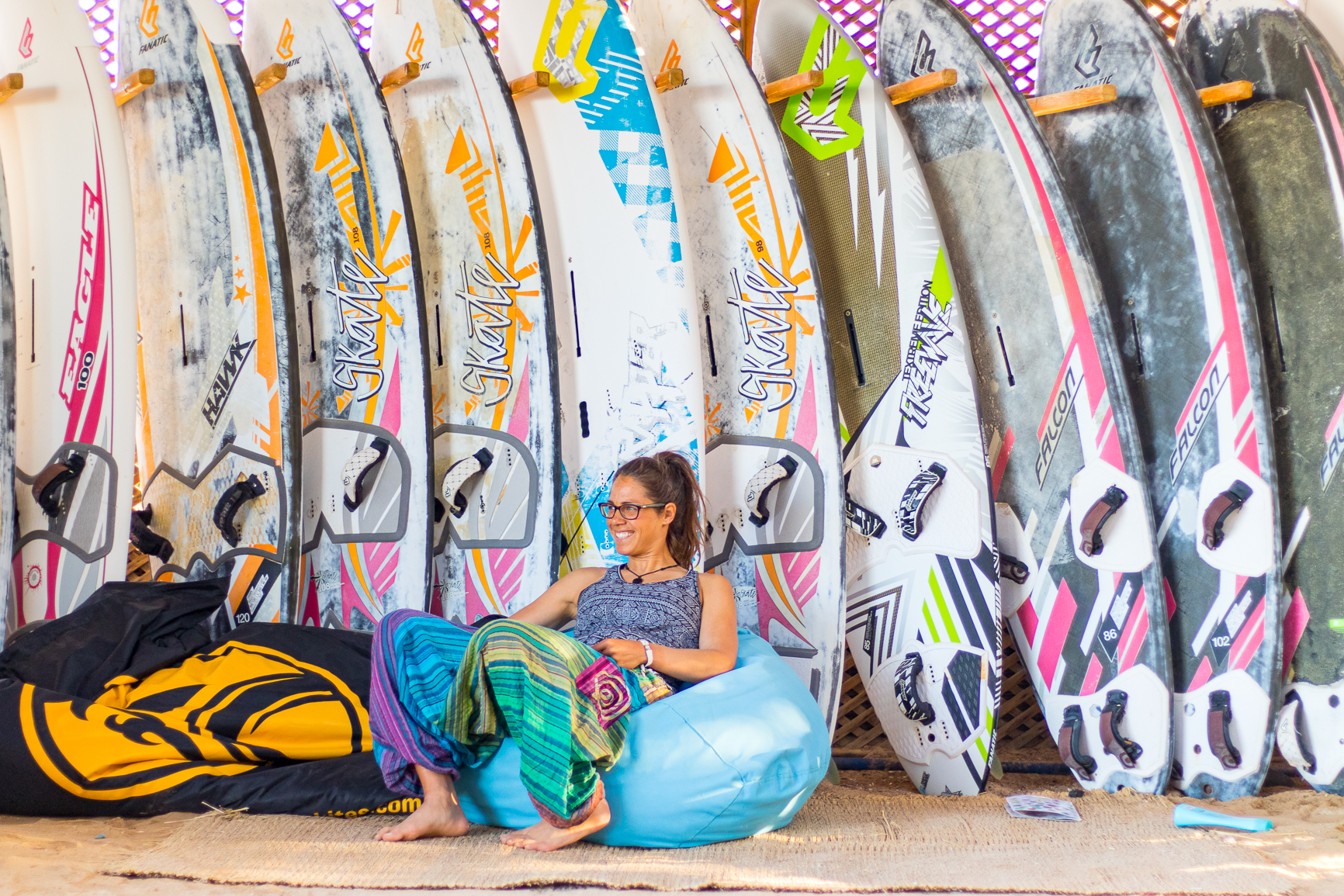 Chillout bei den Surf Boards